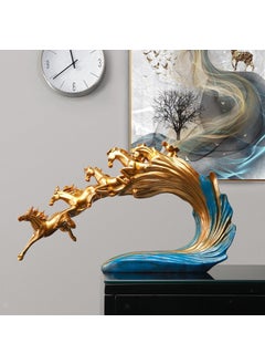 Seafront Seafront Animal Sculpture Birthday Gift Horse Statue for Office Living Room Bookshelf Horse Showpiece for Feng Shui and Vastu Home Decoration and Gifting Good Luck Items for Home Decor Living Room  - Image 5