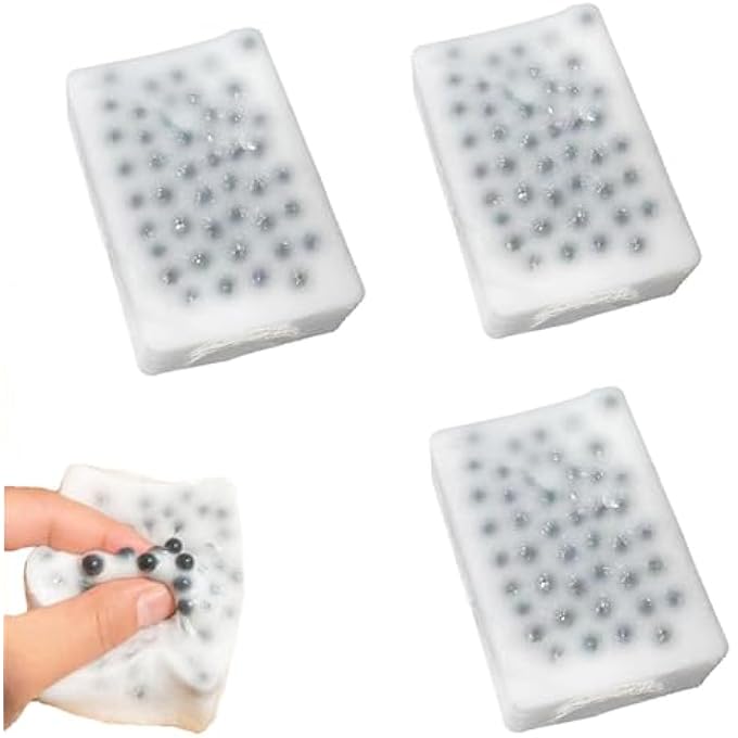 ARROMI 3 PCS Pimple Popping Toy, Pimple Popper Toy, Stress Relief Sensory Fidget Toys for Adults, Soft Material Pimple Popper Toy for Anxiety Relief, Office Desk and Travel - Image 1