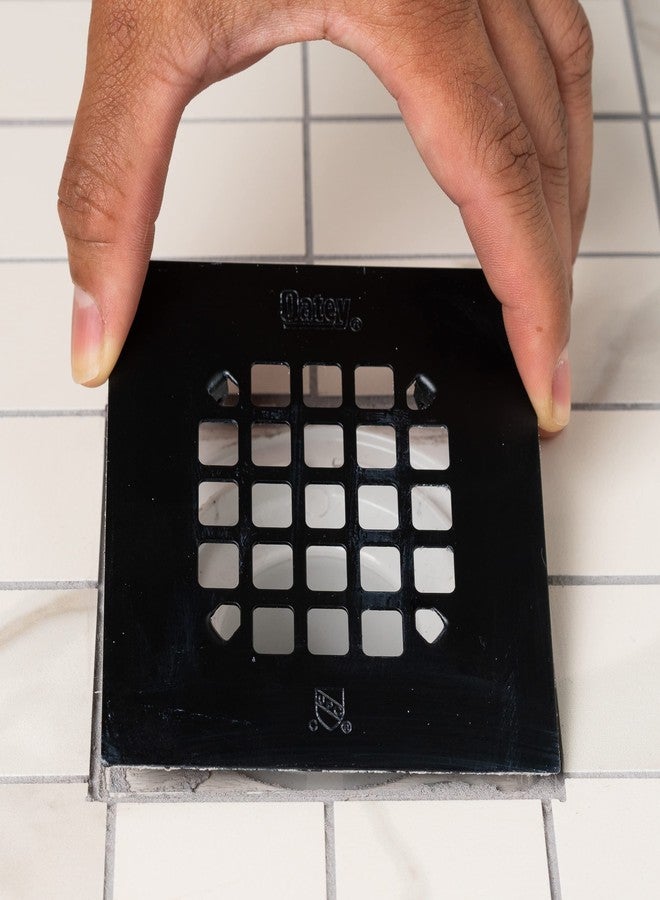 أوتي مصفاة دش مربعة من أوتي يونيفرسال سناب تايت، مقاس 4-1/4 بوصة، لون أسود غير لامع - Image 3