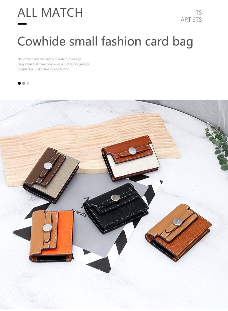 Skycare Women's Wallet - Genuine Leather with 9 Credit Card Slots, Functional Design - Image 2