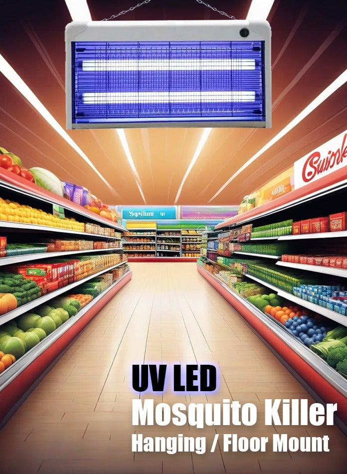 Vmax 30 W Electric Flying Insect Killer Hangable Mosquito Killer Lamp Bug Zapper with UV Light Indoor Outdoor Fly Trap Electric Pest Control for Home Kitchen Garden Balcony - Image 4