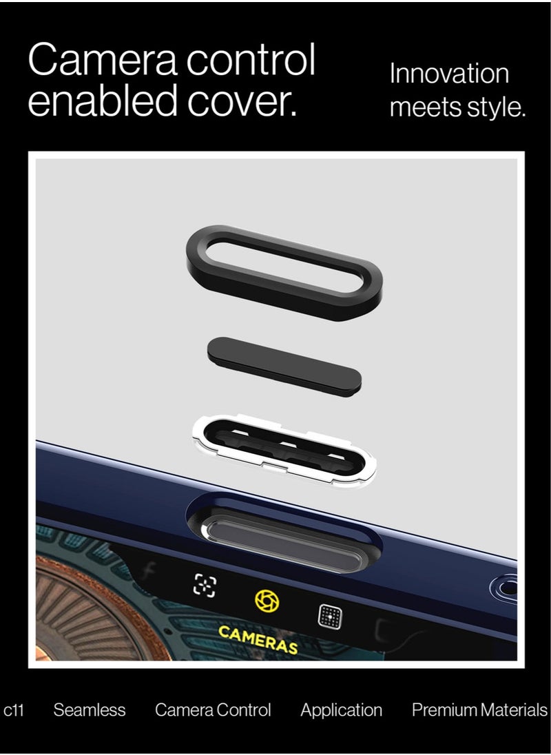 Spigen - Ultra Hybrid T MagFit for iPhone 16 Pro MAX Case Cover [Camera Control Button Cover] with MagSafe [3D Spatial Effect with Hexa-Layer Print] - C11 Fearless - Image 1
