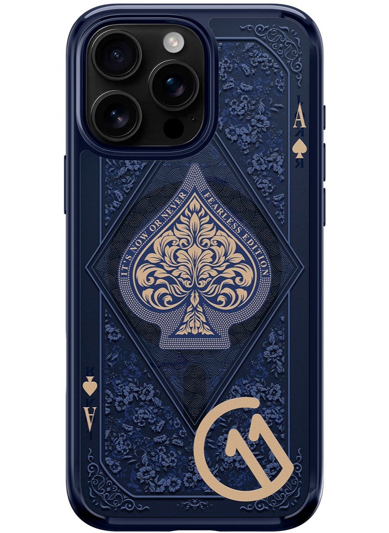 Spigen - Ultra Hybrid T MagFit for iPhone 16 Pro MAX Case Cover [Camera Control Button Cover] with MagSafe [3D Spatial Effect with Hexa-Layer Print] - C11 Fearless - Image 1