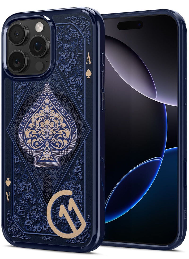Spigen - Ultra Hybrid T MagFit for iPhone 16 Pro MAX Case Cover [Camera Control Button Cover] with MagSafe [3D Spatial Effect with Hexa-Layer Print] - C11 Fearless - Image 1