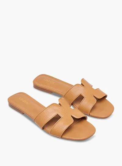 Celeste Women's Cutout Detail Slip-On Sandals