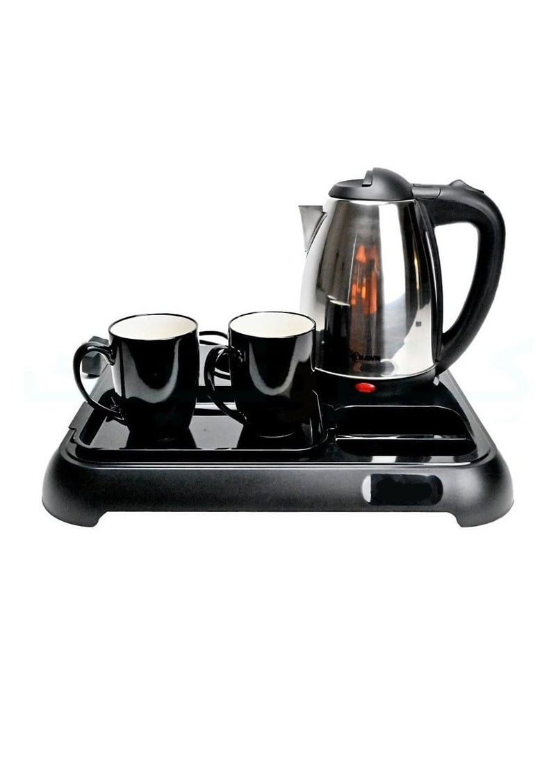 NEEHOON Water Kettle Set With 2 Cups and Base 1.8 Liter - Image 2