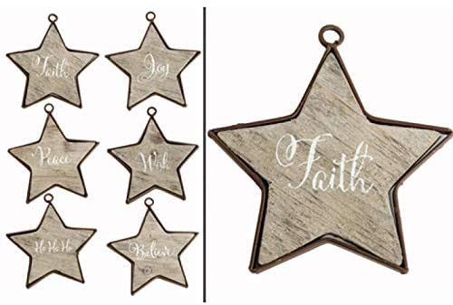 DERAYEE 100 Pcs Unfinished Wooden Stars Ornaments, Assorted Size Cutout Blank Wood Pieces Star for Christmas Wedding Party DIY Crafts - Image 5