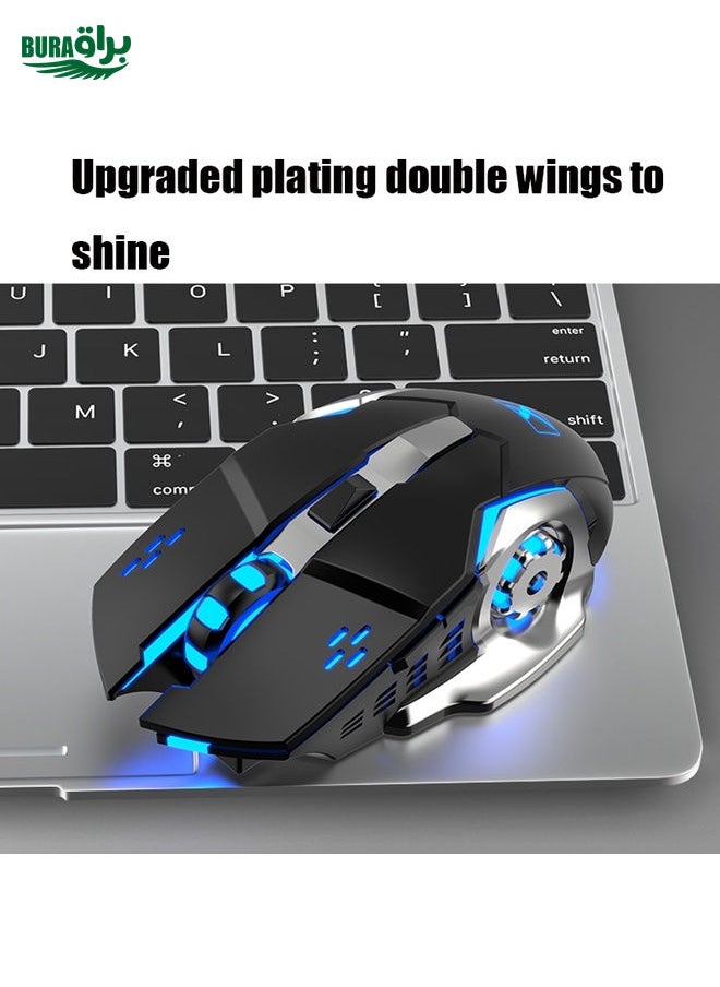 K680 RGB Rechargeable Gaming Wireless Keyboard and Mouse Set(Black)