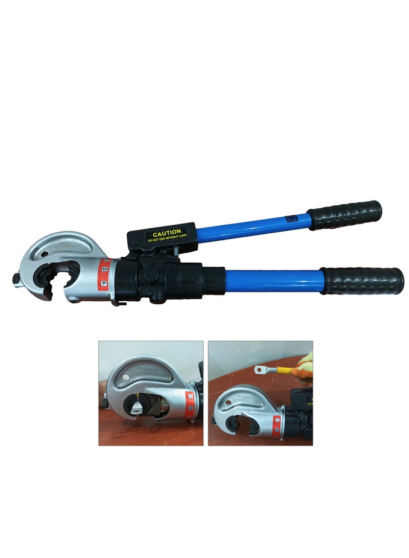 مارتل داة التجعيد الهيدروليكية من MARTEL - - إخراج 12 T (٣٥ - ٣٠٠ مم²)، الموديل MAR-HT-121   | أداة ذاتية التشغيل يدويًا برأس دوار على شكل C وقوالب قابلة للتبديل لعروات الكابلات - Image 3