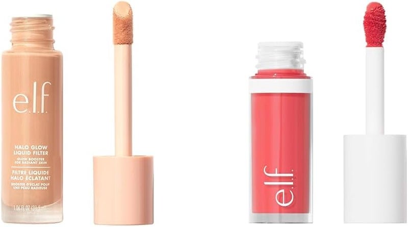elf Halo Glow Liquid Filter Complexion Booster Camo Liquid Blush LongLasting Blush For HighPigment Colour Soft Dewy Finish