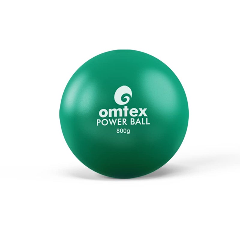 omtex Weighted Balls 800g for Power Hitting, Batting and Pitching Training Suitable for Teenager & Athlete, Build Strength and Muscle, Improve Technique and Form (Green Pack of 2) - Image 2