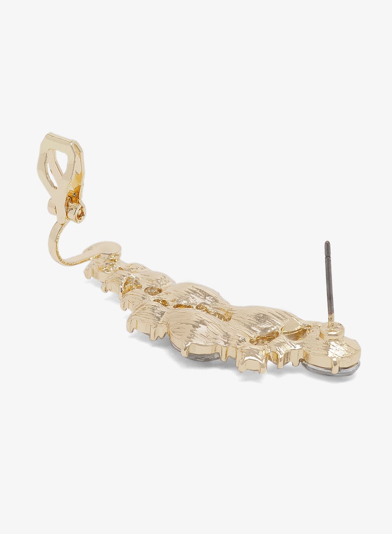 Ella Limited Edition Diamonte Embellished Detail Statement Ear Cuff - Image 3