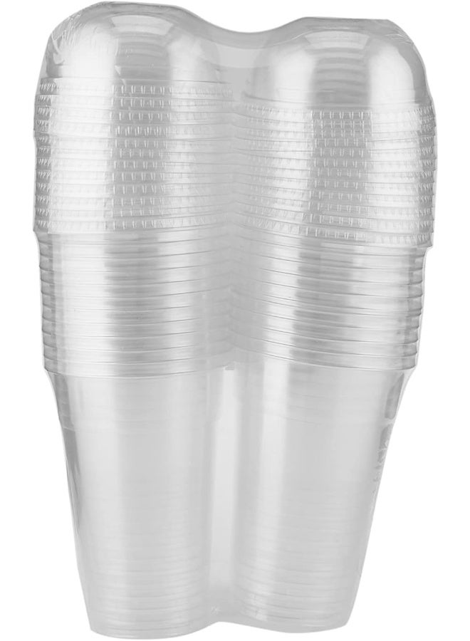 Hotpack كوب بيت شفاف 16 أونصة مع غطاء قبة 25 قطعة عرض خاص - Image 3