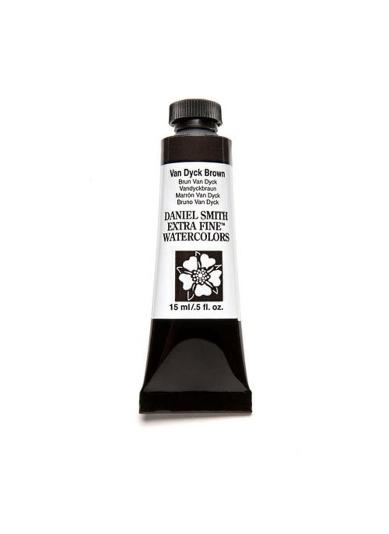 Daniel Smith Daniel Smith Extra Fine Watercolor 15ml Paint Tube, Van Dyke Brown (284600110), 0.5 Fl Oz (Pack of 1)  - Image 1