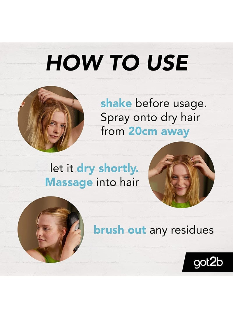 Schwarzkopf GOT2B Fresh It Up Dry Shampoo Breezy Tropical 200ml - Image 3