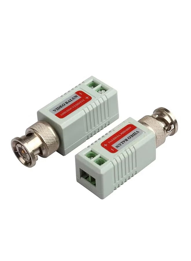 Taimi 6Pcs Single Channel Passive Video Transceiver for Balun CCTV Camera/DVR BNC UTP White - Image 2