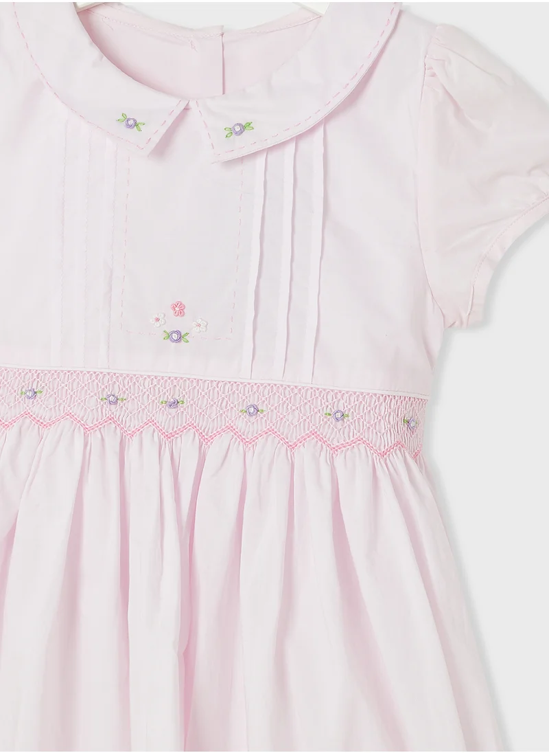 ريبلز مع نمشي GIRLS HAND EMBROIDERED DRESS