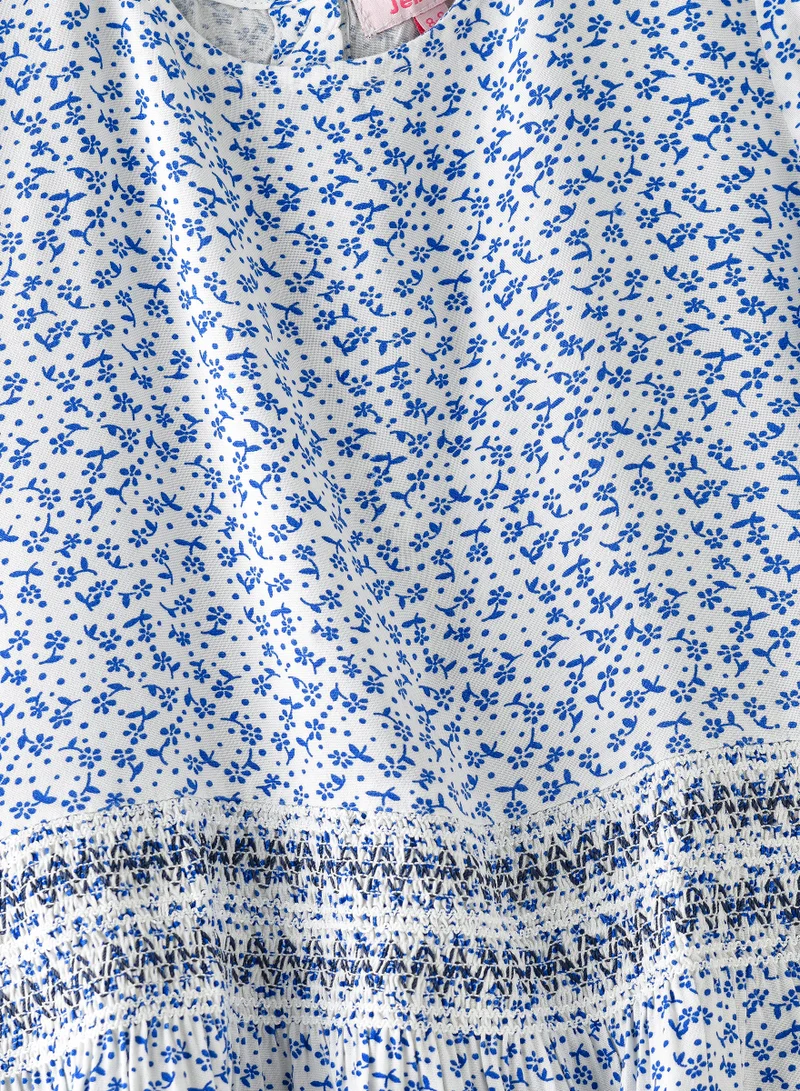 Jelliene Tween Trendsetter: Girls' Flowy Viscose Dress Breezy Comfort & Summer Style