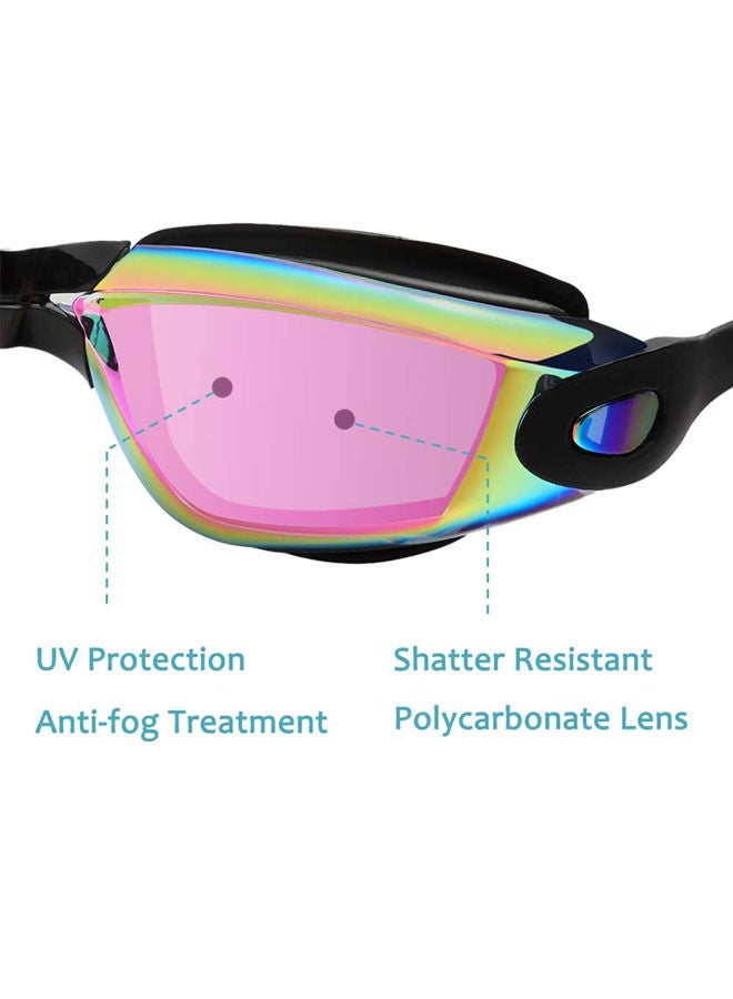 روك بو نظارات السباحة Rock Pow ، نظارات السباحة لا تسرب الحماية الكاملة للرجال والنساء والشباب البالغين - Image 3