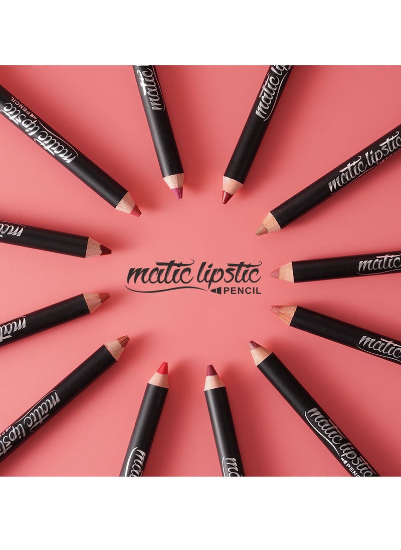 MENOW·PRO Matte Lipstick Pencil 6 Colors 6 Pcs - A  - Image 5