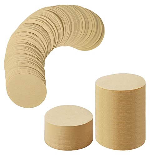 Laicky Replacement Paper Filter Packs Laicky 800 Count Unbleached Coffee Filter Paper Round Coffee Maker Filters Compatible with Aerobie Aeropress Coffee and Espresso Makers Disposable Coffe Tea Filters - Image 1