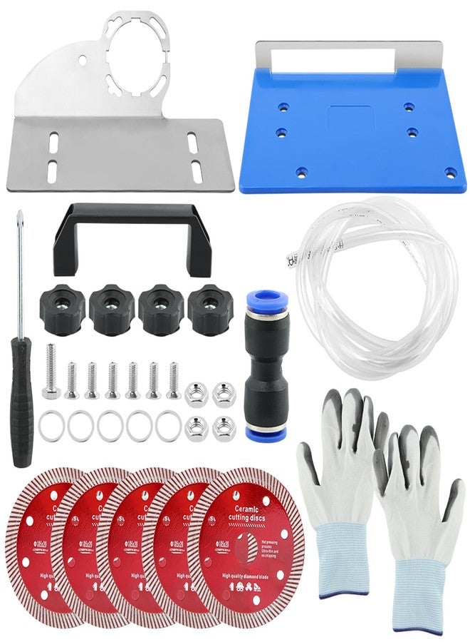 PUXING 45 Degree Tile chamfering Tool Angle Grinder Stand for 45° Tile Cutting 100-Type Universal 45 Degree Tile Chamfering Stand Type Angle Grinder(COLOR:As shown) - Image 3