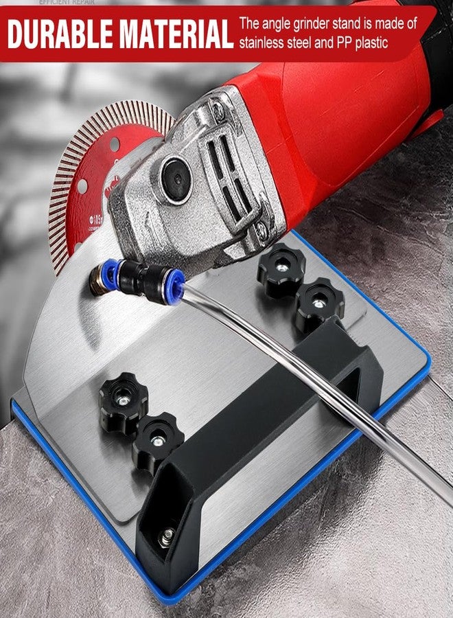 PUXING 45 Degree Tile chamfering Tool Angle Grinder Stand for 45° Tile Cutting 100-Type Universal 45 Degree Tile Chamfering Stand Type Angle Grinder(COLOR:As shown) - Image 5