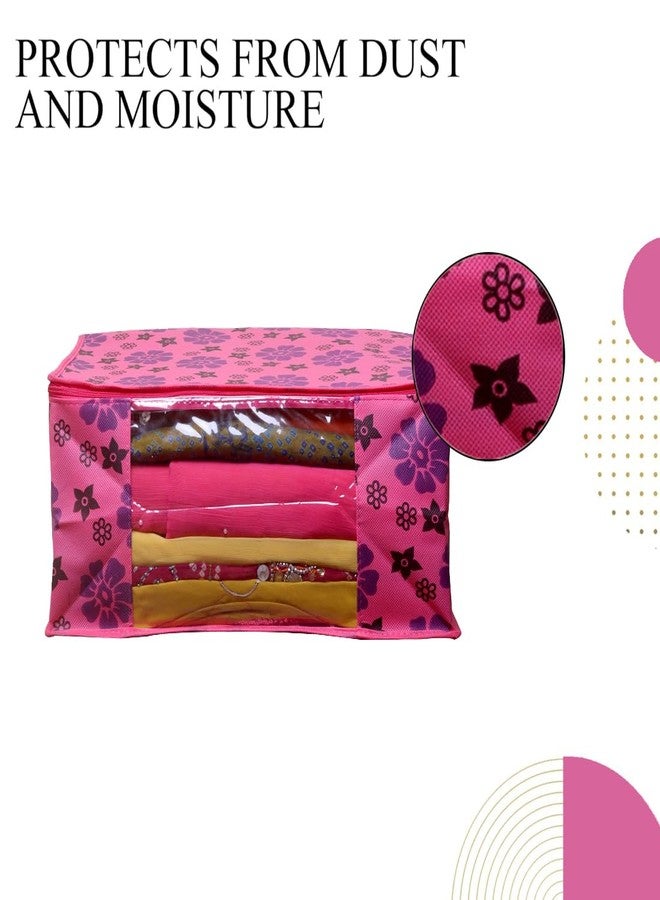 SHAPING FABRIC Garment Cover Non-Woven 90 GSM with Transparent Window & Double Metal Zipper - Pack of 8 | Dustproof Clothes Storage Bag for Sarees, Suits, Jackets, Shirts SBXLRL152493517524148525218 - Image 3