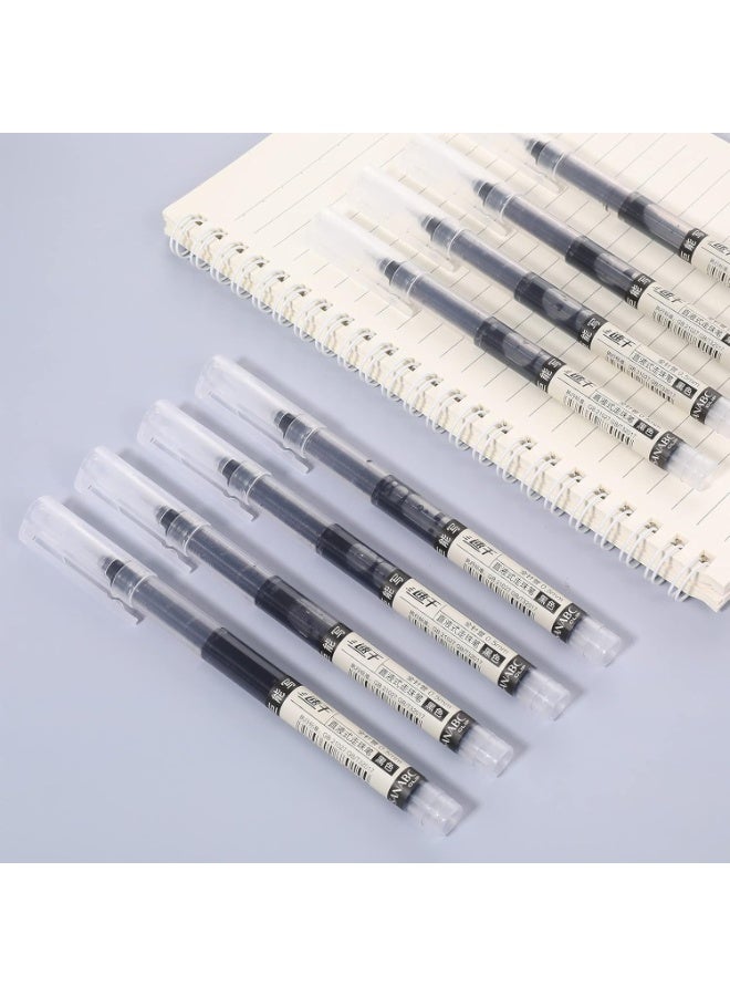 Gel Ink Pens 12 Pieces Black ,Quick-Drying Ink 0.5 mm Extra Fine Point Rollerball Pens for Writing, Drawing, Journaling - Image 3