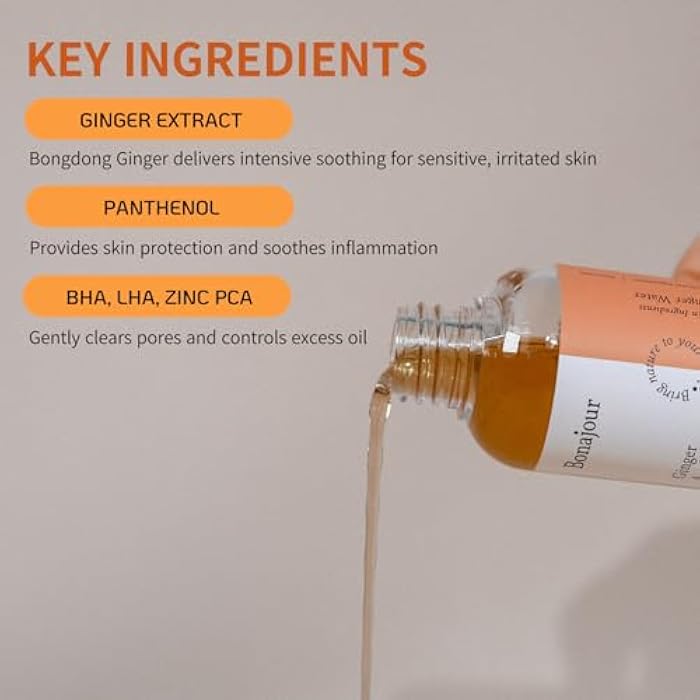 BONAJOUR [BONAJOUR] Ginger Aqua Relief Serum for Sensitive Skin, Slow Aging Serum - Image 4