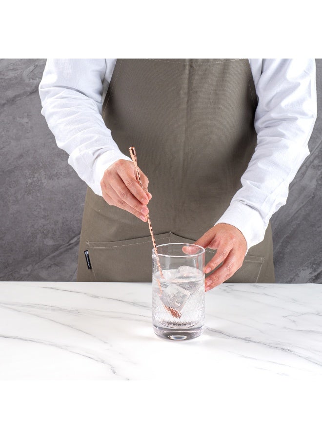 Restaurantware Bar Lux 17 Ounce Cocktail Mixing Glass, 1 Hand Blown Cocktail Stirring Glass - Diamond Cut, Contains No Lead, Clear Crystal Glass Mixing Pitcher, Weighted Bottom, Versatile - Image 5