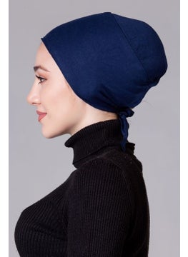 Nanak قبعة غير قابلة للانزلاق من القطن المشطوف باللون الكحلي  - Image 4