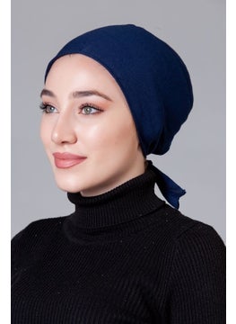 Nanak قبعة غير قابلة للانزلاق من القطن المشطوف باللون الكحلي  - Image 5