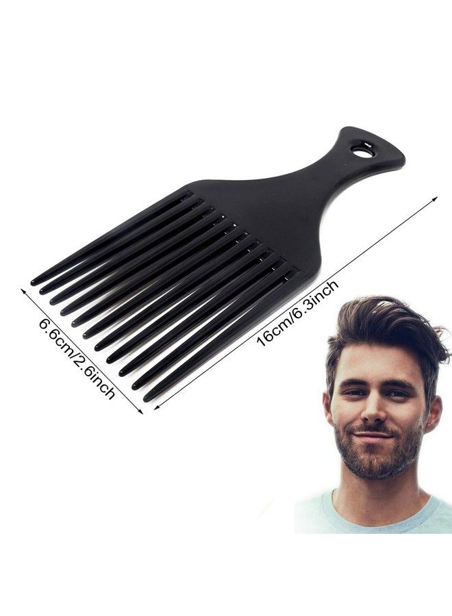 HONBAY 2Pcs Hair Styling Tools Plastic Hair Pick Combs Lift Hair Picks For Long Thick Curly & Afro Hair - Image 2