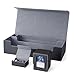 Venssu MTG Deck Box Holds 5 Display Card Deck Boxes with Playmat and Dice BoxIncludes 10 colorful dividers and 1 card supporter Trading Card Storage Box For Magic Game Cards Black and Grey - Image 3