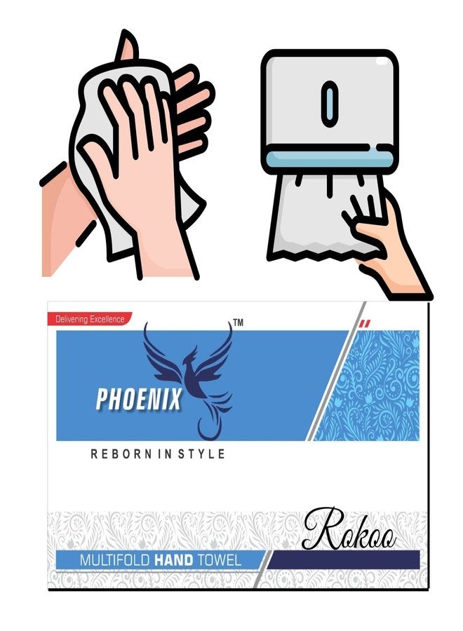 Rokoo Phoenix M Fold Tissue Paper-1300 Pieces - Image 4