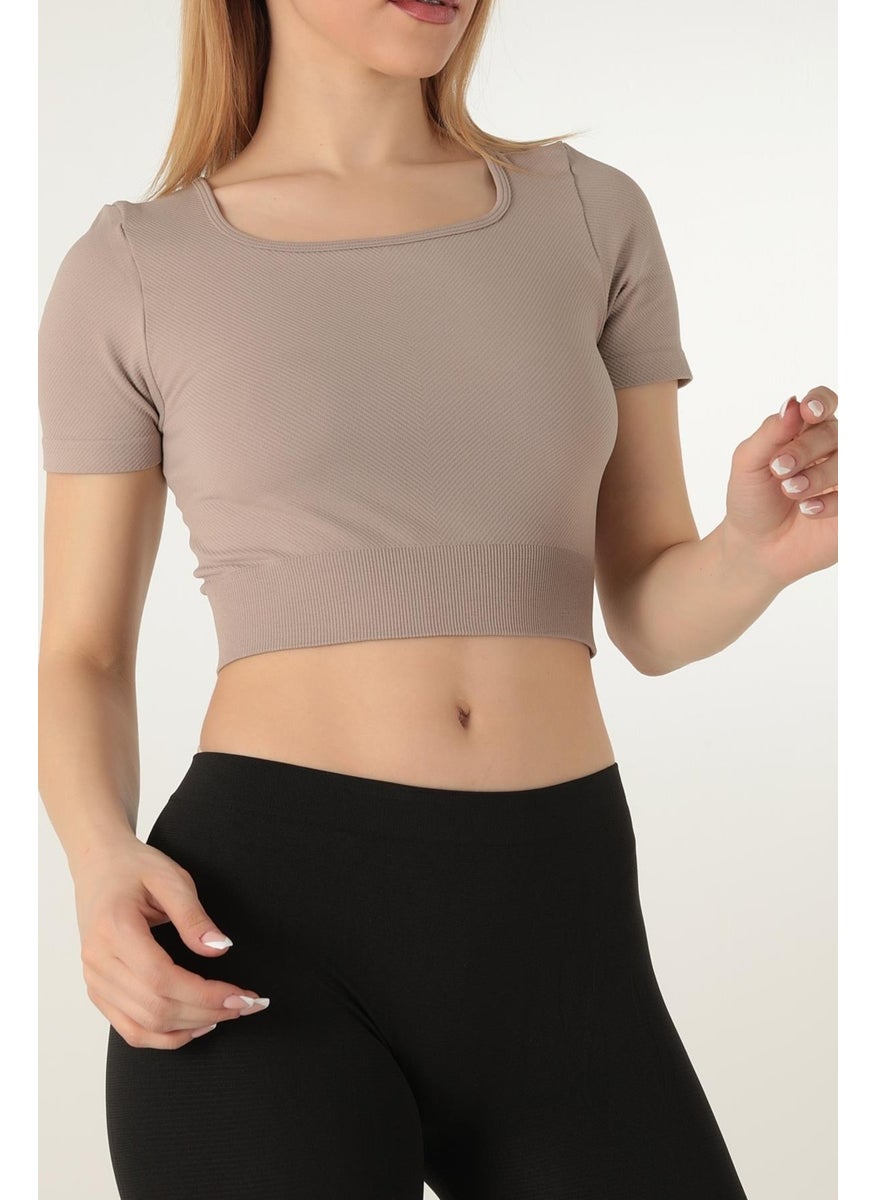 DoReMi Seamless Short Sleeve Crop  - Image 3