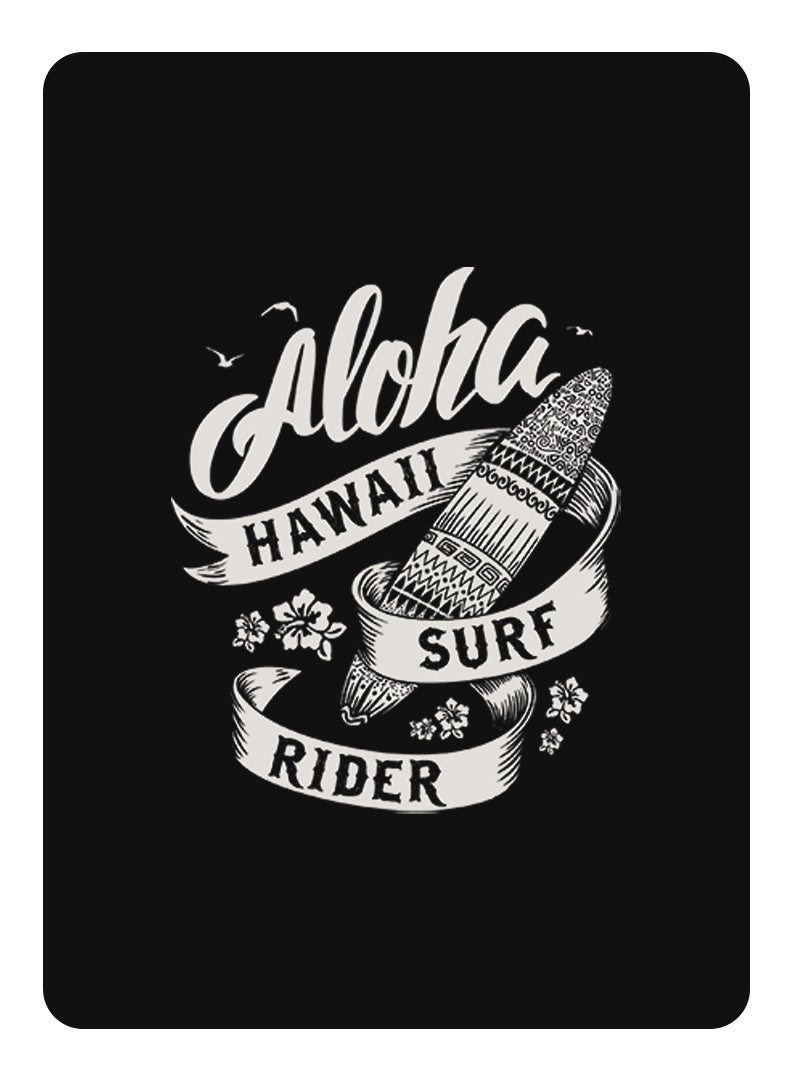 Theodor Protective Flip Case For Samsung Galaxy Tab A7 Lite With Trifold Stand Auto Wake Sleep Shockproof CoverAloha hawaii Surf rider white copy - Image 1