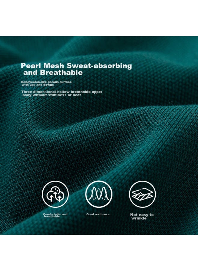 U.s. Polo Assn. Men's Polo Shirt, Turn-down Collar, Autumn Cotton Business Casual Long-sleeve Top, Dad's T-shirt, Black, Xl - Image 4