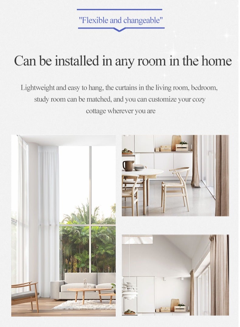 إم مياويان محرك ستائر كهربائي ذكي | تحكم عن بُعد وفتح تلقائي | مساعد المنزل الذكي - Image 2