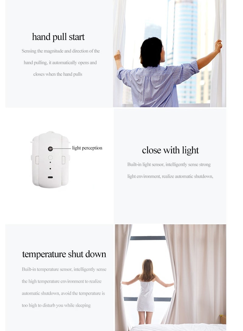 إم مياويان محرك ستائر كهربائي ذكي | تحكم عن بُعد وفتح تلقائي | مساعد المنزل الذكي - Image 5