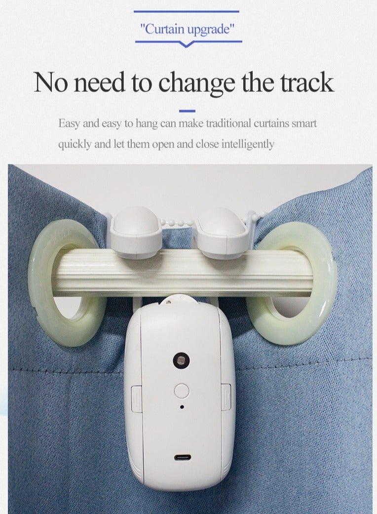 إم مياويان محرك ستائر كهربائي ذكي | تحكم عن بُعد وفتح تلقائي | مساعد المنزل الذكي - Image 1