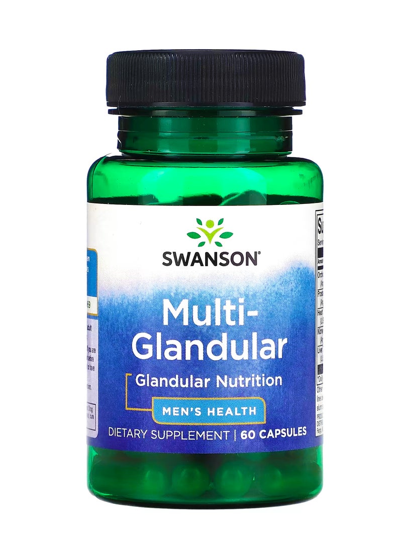سوانسون Multi-Glandular  لصحة الرجال  60 كبسولة