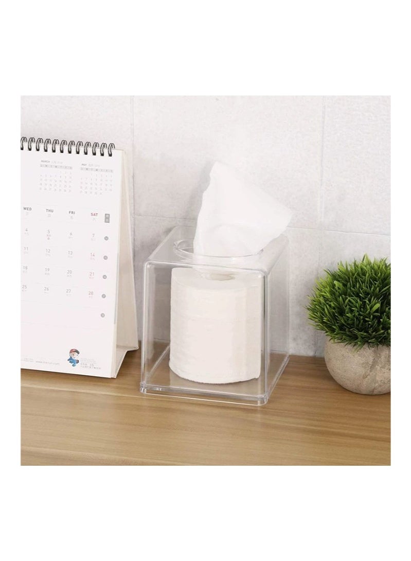 Acrylic napkin carton, dining room, living room, kitchen, bedroom tissue box, toilet paper box, roll paper box - Image 2