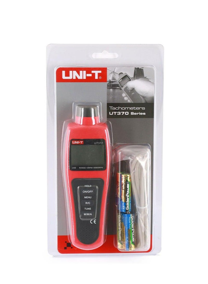 يوني تي جهاز قياس سرعة الدوران الرقمي غير التلامسي UNI-T UT372 مع واجهة USB - Image 3