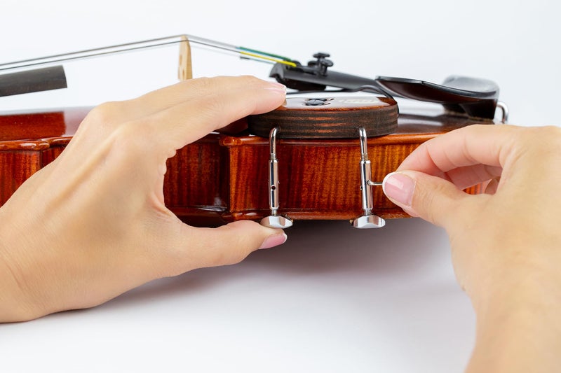 KNA VV-Wi, Wireless Portable Piezo Violin/Viola Pickup with Volume Control - Image 2