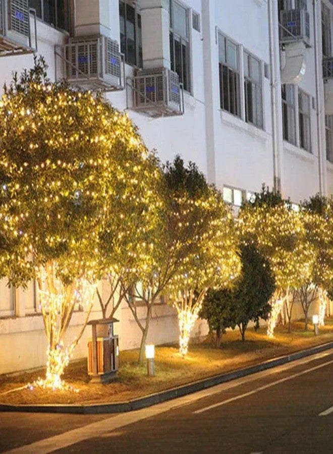 Gesto 20 Meter Led Serial String Lights – AC Plug Waterproof Copper Wire Yellow Fairy Light for Home Decoration,Christmas,Garden, Deepawali & Diwali Decoration Lights for Balcony Outdoor- Warm White - Image 4