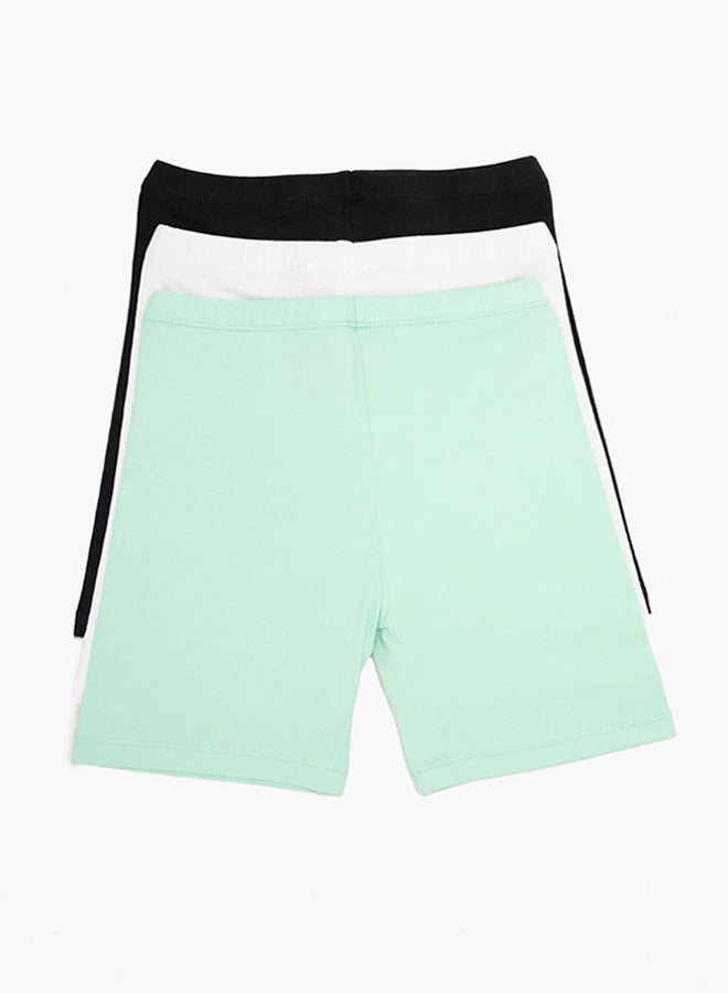 Carina Pack of 3 Girly Cycling Shorts - Image 1