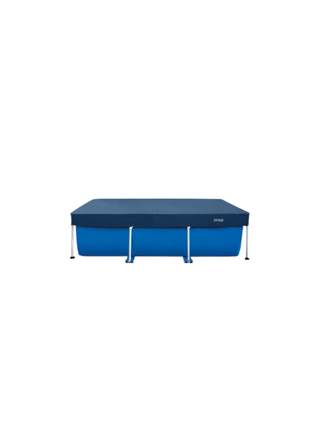 INTEX Rectangular Pool Cover - 305 x 183 cm (10ft x 6ft) Heavy-Duty Frame Pool Shield for Debris Protection 3x2meter - Image 4
