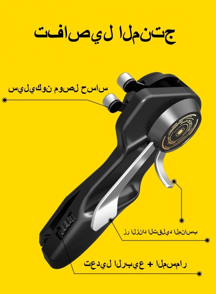 يد تحكم ألعاب للأجهزة اللوحية مع دعم لعملية التحكم بستة أصابع وأزرار قابلة للتخصيص بالكامل لتوفير تجربة ألعاب أكثر مرونة وتخصيصًا. - Image 2